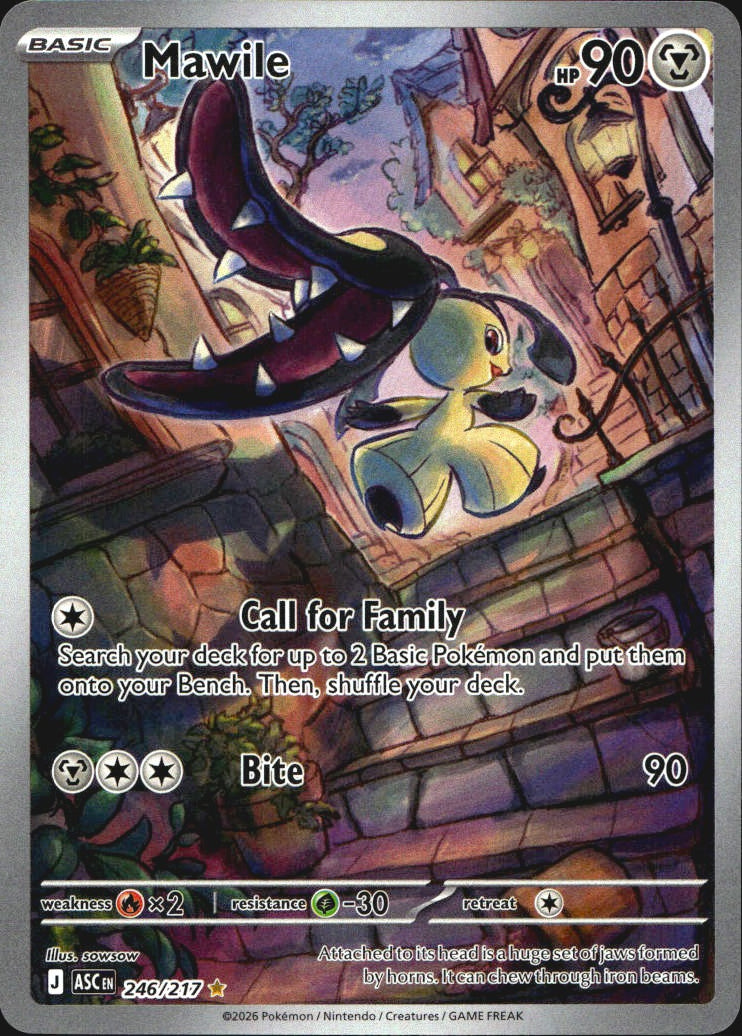 Mawile 246/217 Illustration Rare ME: Ascended Heroes Pokemon Near Mint
