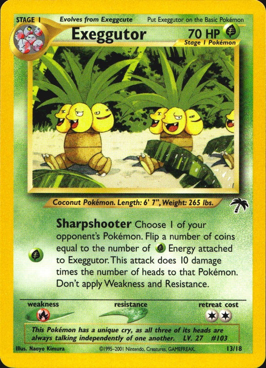 Exeggutor 13/18 Southern Islands Pokemon Near Mint