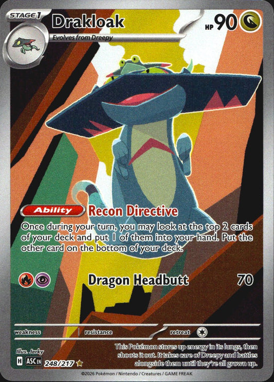 Drakloak 248/217 Illustration Rare ME: Ascended Heroes Pokemon Near Mint