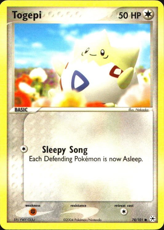 Togepi 78/101 Common Hidden Legends Pokemon Near Mint