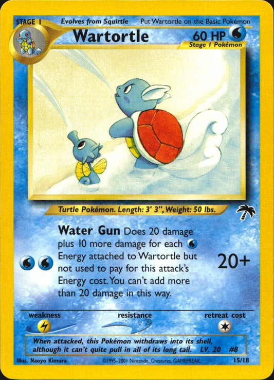 Wartortle 15/18 Southern Islands Pokemon Near Mint