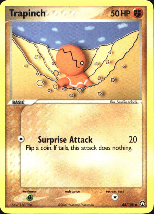 Trapinch 68/108 Common Power Keepers Pokemon Near Mint
