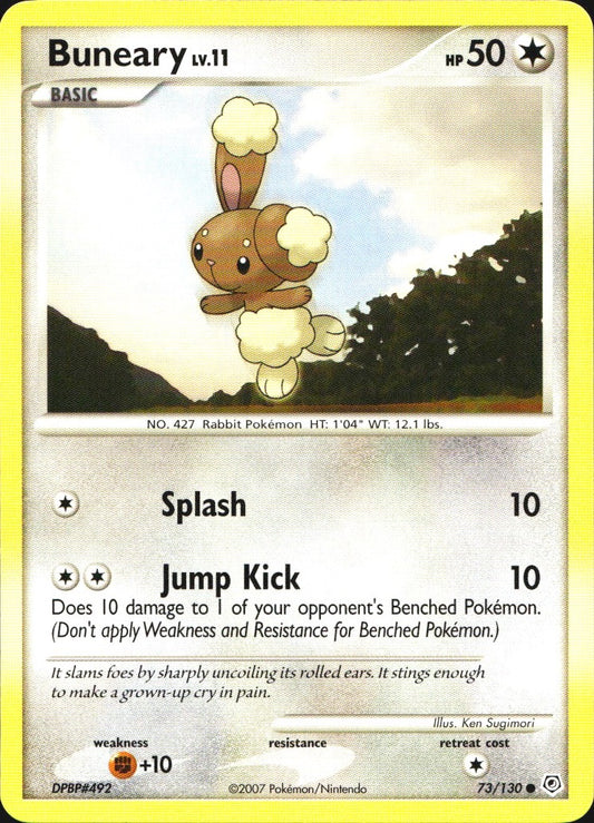 Buneary 73/130 Common Diamond & Pearl Pokemon Near Mint