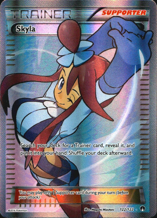 Skyla 122/122 Rare Ultra BREAKpoint Pokemon Near Mint