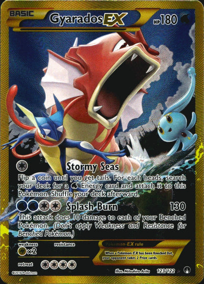 Gyarados EX 123/122 Secret Rare BREAKpoint Pokemon Near Mint