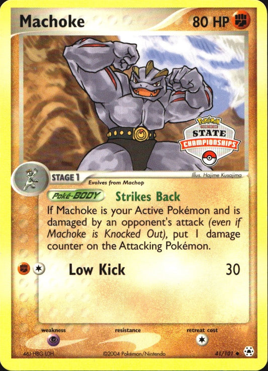 Machoke 041/101 Promo League & Championship Cards Pokemon Near Mint