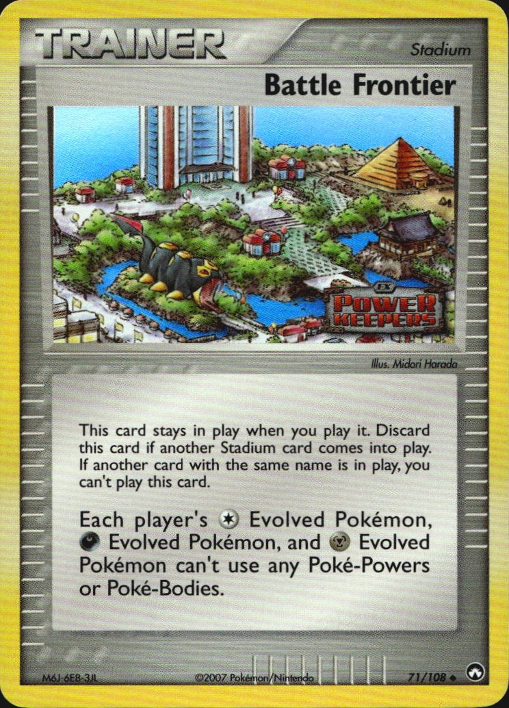 Battle Frontier 71/108 Uncommon Power Keepers Pokemon Reverse Holo Near Mint
