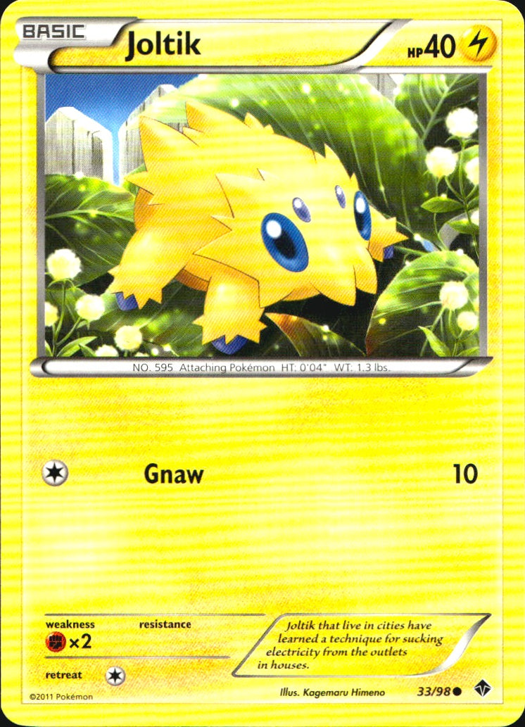 Joltik 33/98 Common Emerging Powers Pokemon Near Mint