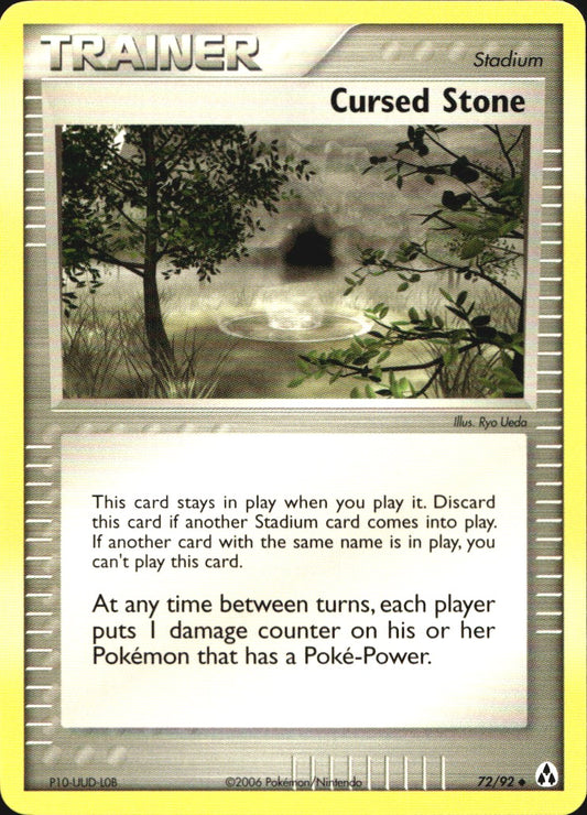 Cursed Stone 72/92 Uncommon Legend Maker Pokemon Near Mint