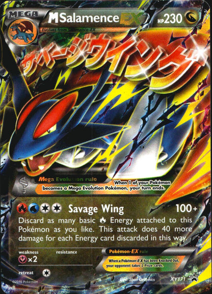 M Salamence EX XY171 Promo XY Black Star Promos Pokemon Near Mint