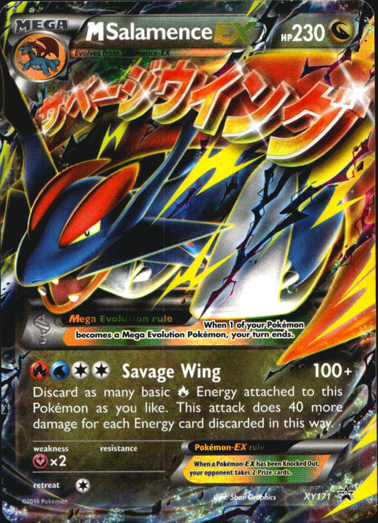 M Salamence EX XY171 Promo XY Black Star Promos Pokemon Near Mint