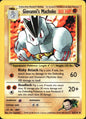 Giovanni's Machoke 42/132 Uncommon Gym Challenge Pokemon Near Mint
