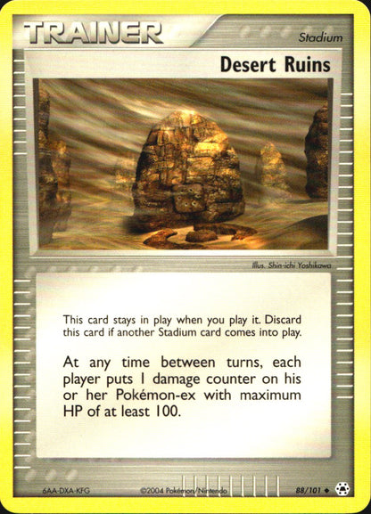 Desert Ruins 88/101 Uncommon Hidden Legends Pokemon Near Mint