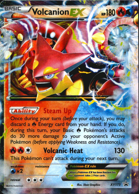 Volcanion EX XY173 Promo XY Black Star Promos Pokemon Near Mint