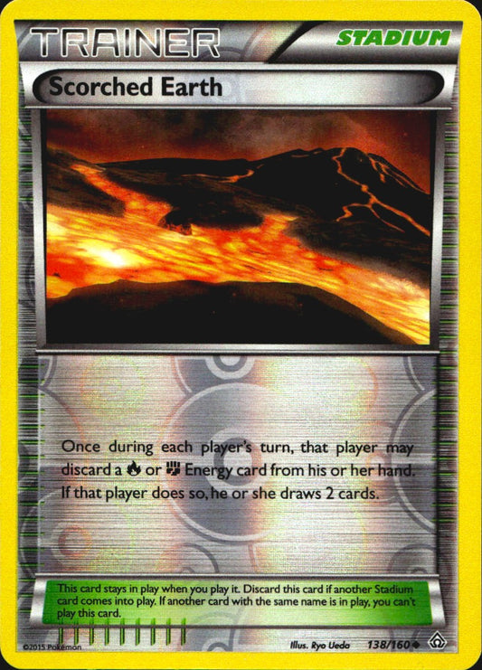 Scorched Earth 138/160 Uncommon Primal Clash Pokemon Near Mint