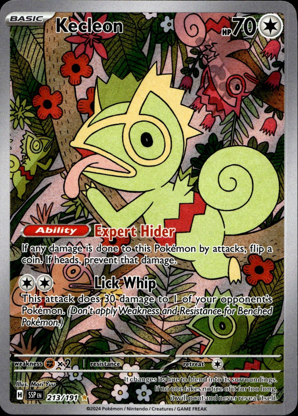 Kecleon 213/191 Illustration Rare Surging Sparks Pokemon Near Mint