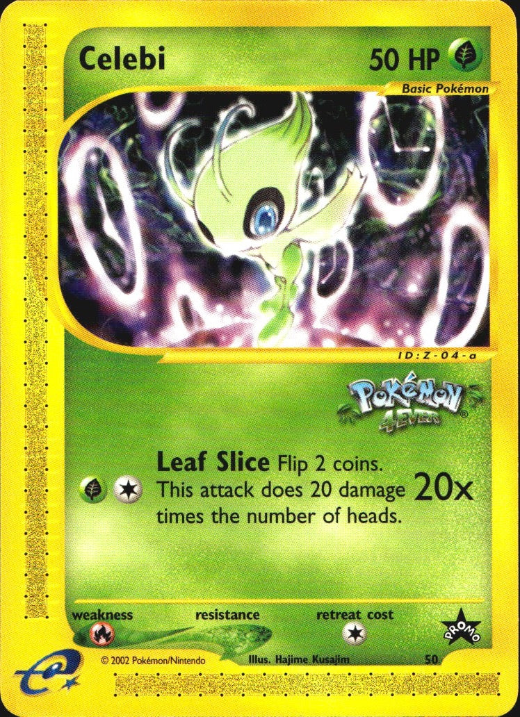 Celebi 50 Promo Wizards Black Star Promos Pokemon Near Mint