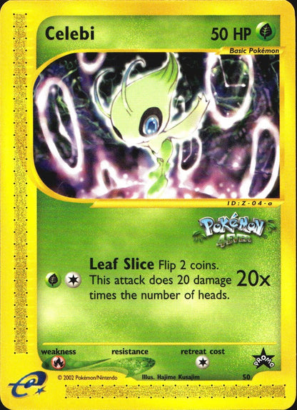 Celebi 50 Promo Wizards Black Star Promos Pokemon Near Mint