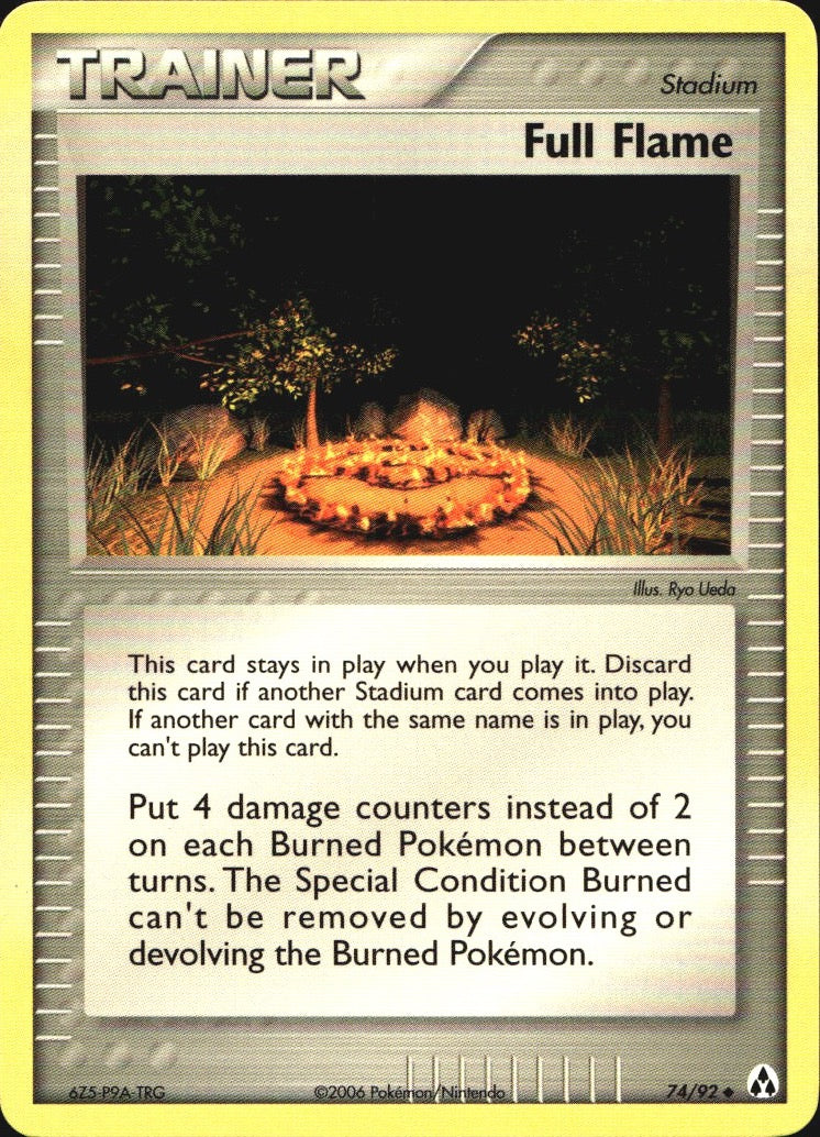 Full Flame 74/92 Uncommon Legend Maker Pokemon Near Mint