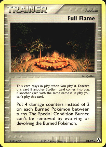 Full Flame 74/92 Uncommon Legend Maker Pokemon Near Mint
