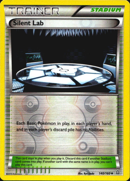 Silent Lab 140/160 Uncommon Primal Clash Pokemon Reverse Holo Near Mint