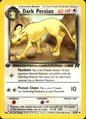 Dark Persian 42/82 Uncommon Team Rocket Pokemon 1st Edition Near Mint