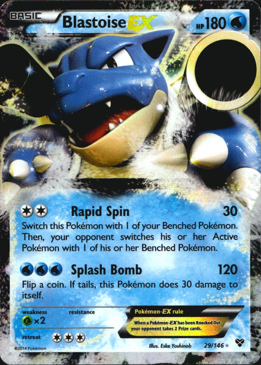 Blastoise EX 29/146 Holo Rare EX XY Pokemon Near Mint
