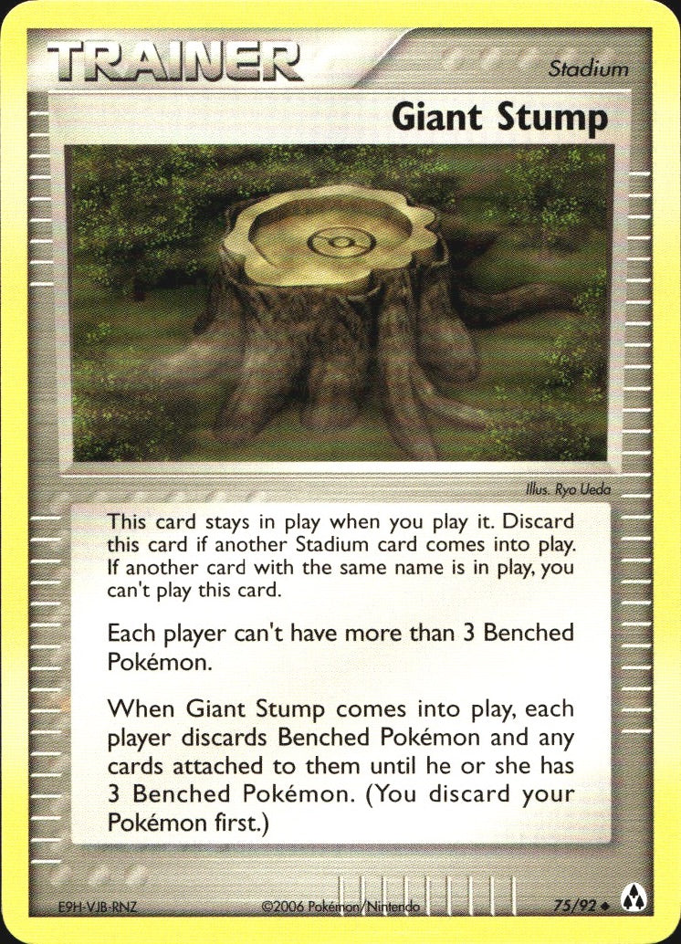 Giant Stump 75/92 Uncommon Legend Maker Pokemon Near Mint