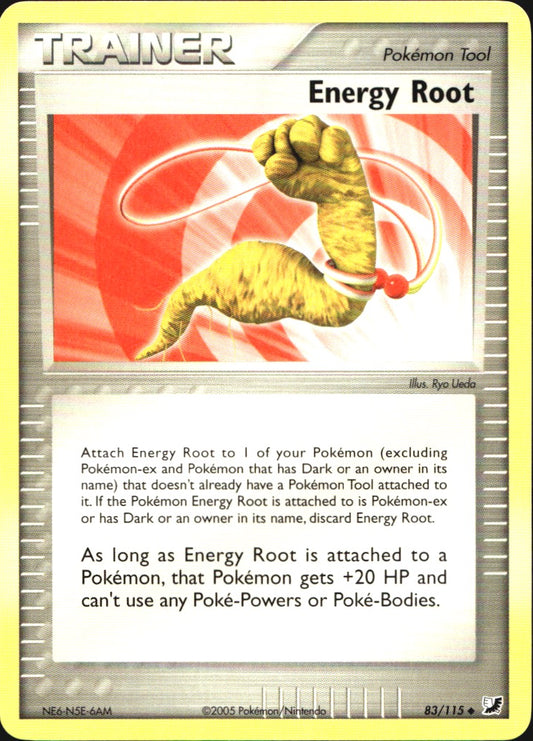 Energy Root 83/115 Uncommon Unseen Forces Pokemon Near Mint