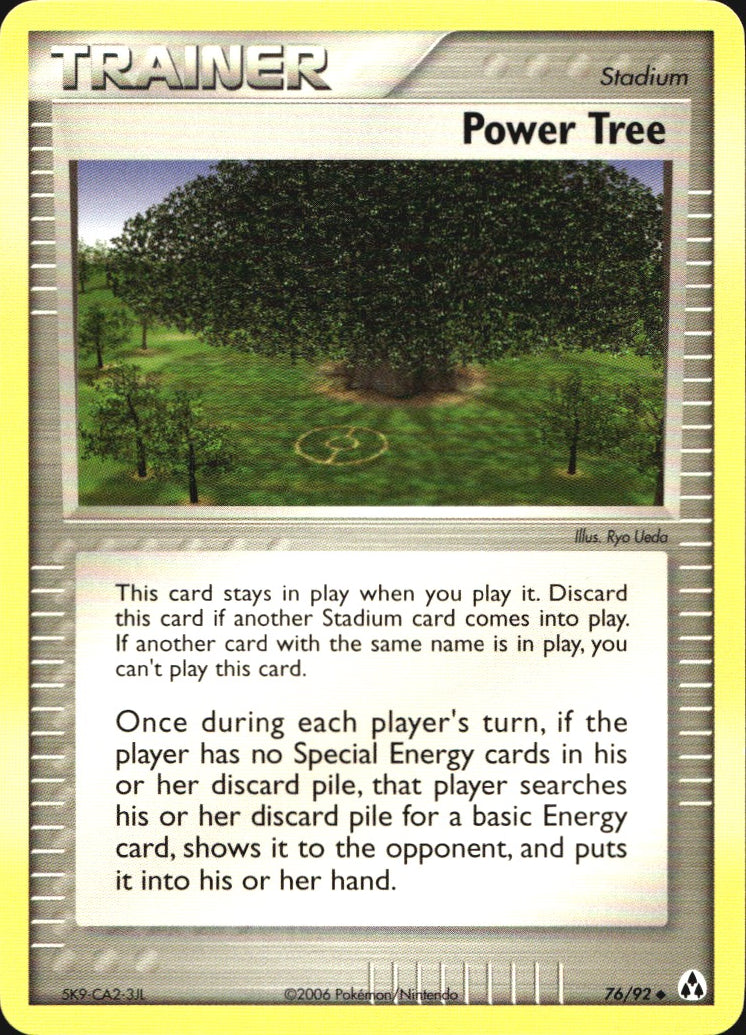 Power Tree 76/92 Uncommon Legend Maker Pokemon Near Mint