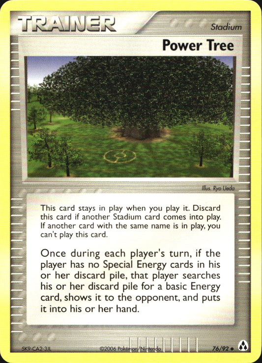 Power Tree 76/92 Uncommon Legend Maker Pokemon Near Mint