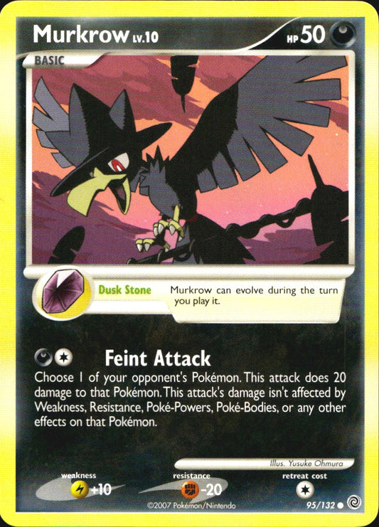 Murkrow 95/132 Common Secret Wonders Pokemon Near Mint
