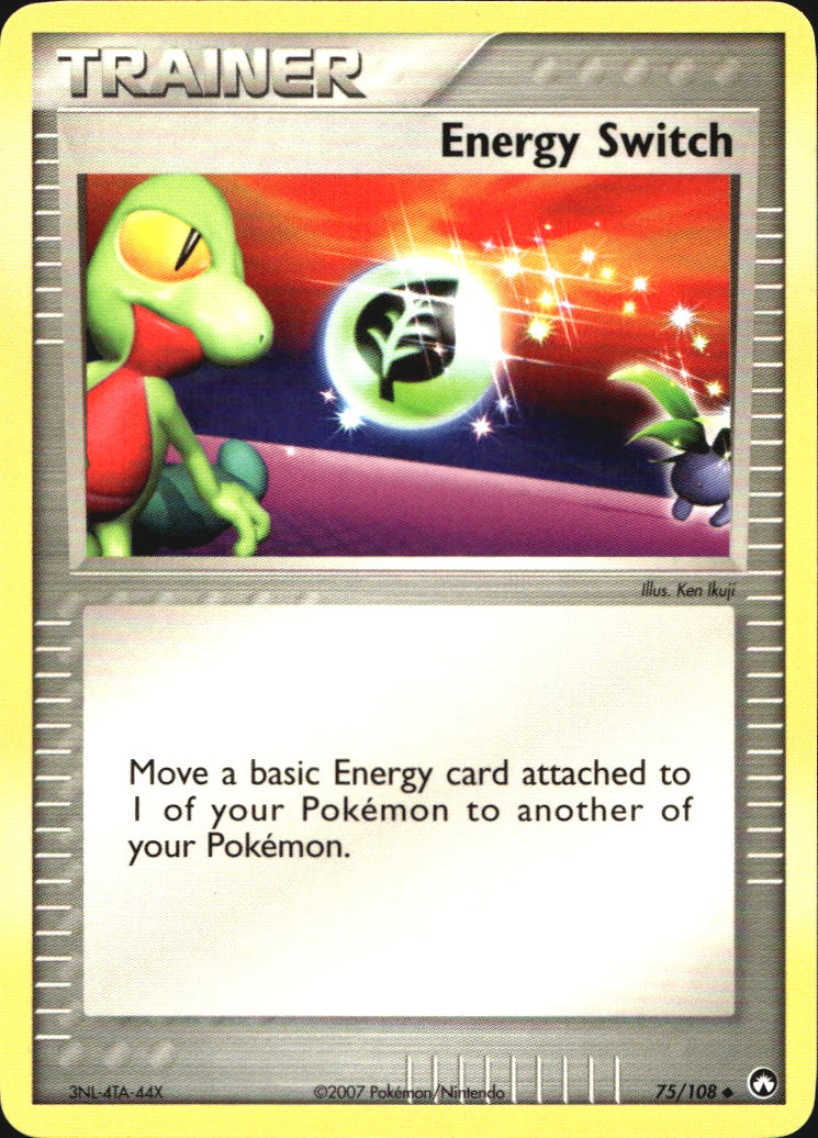 Energy Switch 75/108 Uncommon Power Keepers Pokemon Near Mint