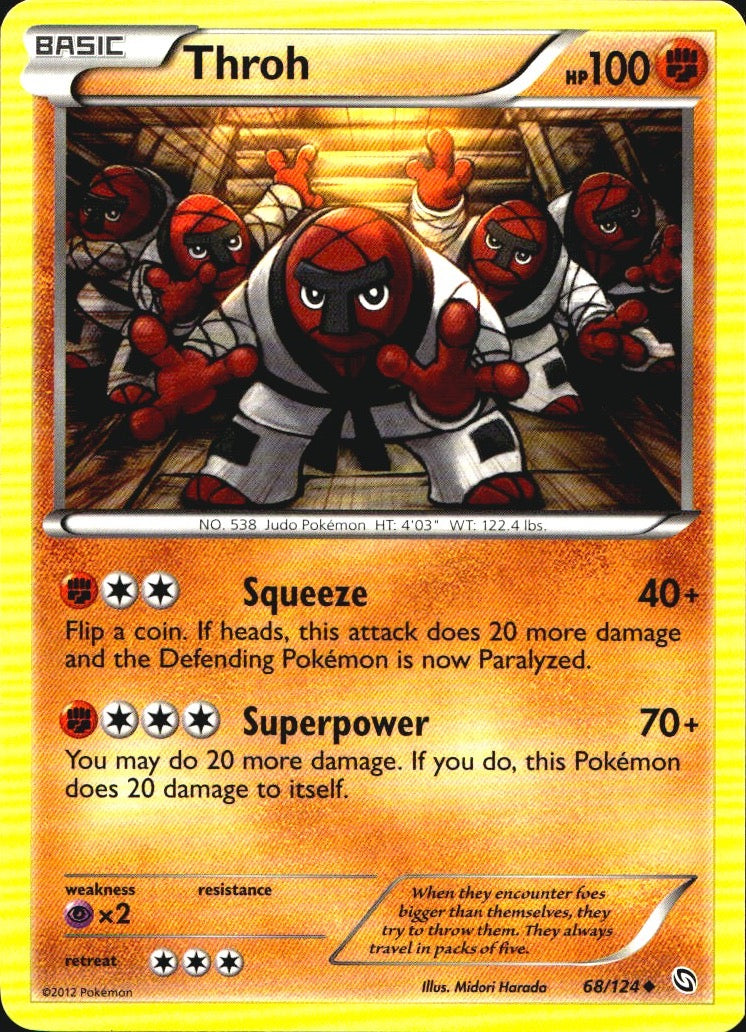 Throh 68/124 Uncommon Dragons Exalted Pokemon Near Mint