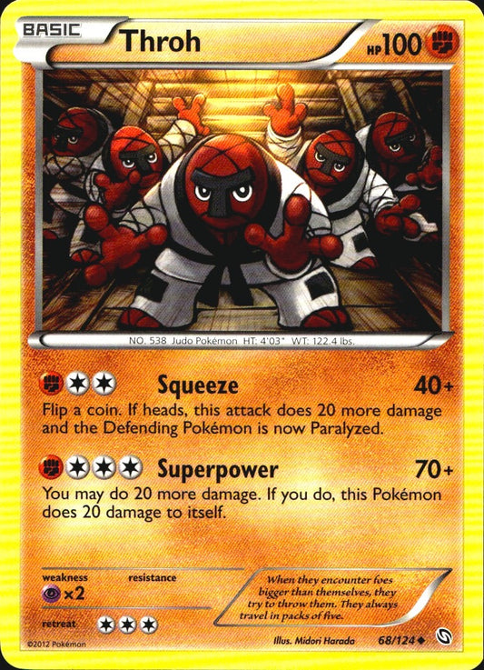 Throh 68/124 Uncommon Dragons Exalted Pokemon Near Mint