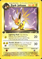 Dark Jolteon 38/82 Uncommon Team Rocket Pokemon 1st Edition Near Mint