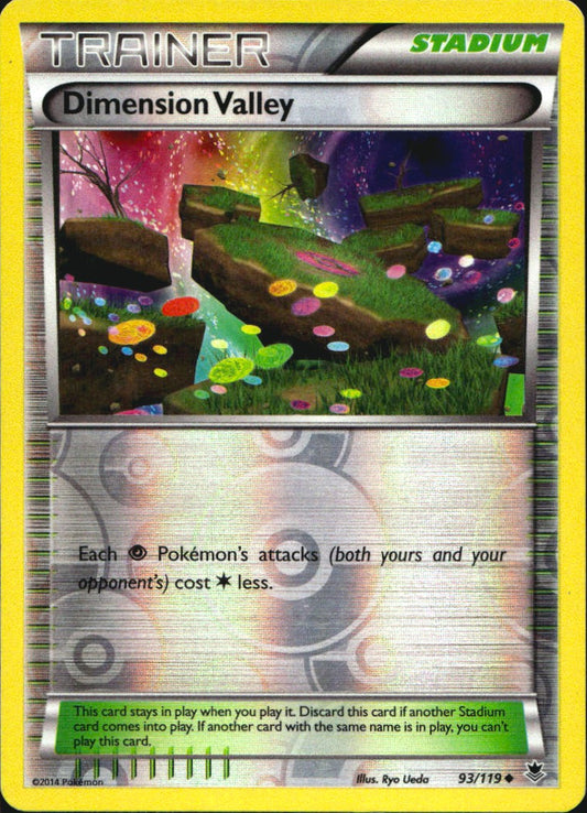 Dimension Valley 93/119 Uncommon Phantom Forces Pokemon Reverse Holo Near Mint