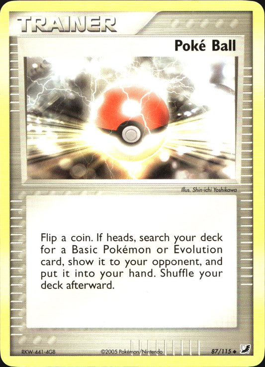 Poke Ball 87/115 Uncommon Unseen Forces Pokemon Near Mint