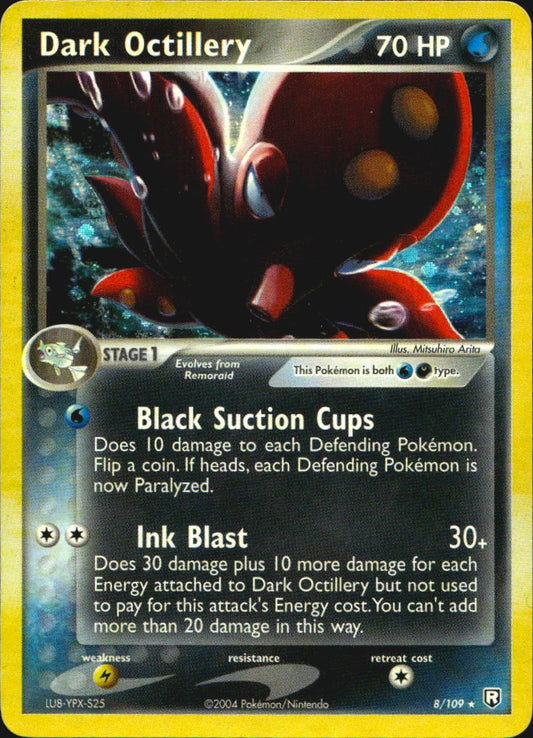 Dark Octillery 8/109 Holo Rare Team Rocket Returns Pokemon Near Mint