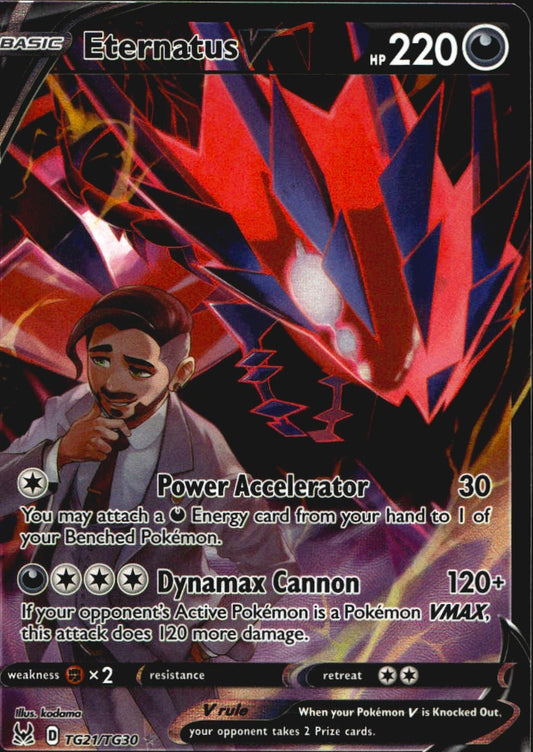 Eternatus V TG21/TG30 Holo Rare V Lost Origin Trainer Gallery Pokemon Near Mint
