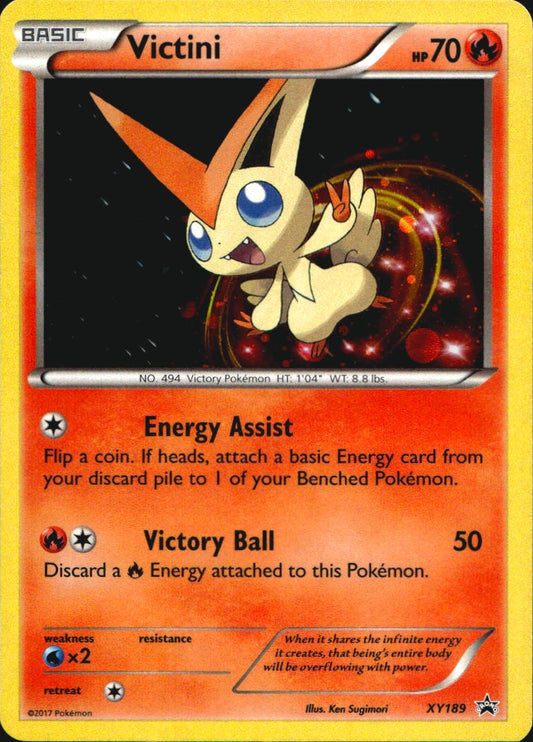 Victini XY189 Promo XY Black Star Promos Pokemon Near Mint