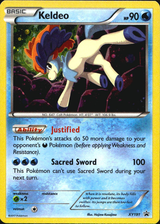 Keldeo XY191 Promo XY Black Star Promos Pokemon Near Mint