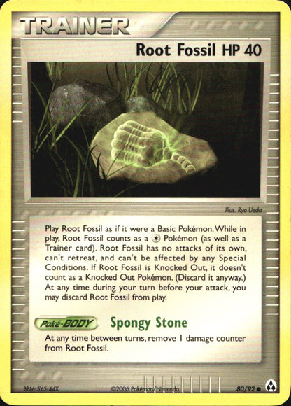 Root Fossil 80/92 Common Legend Maker Pokemon Near Mint