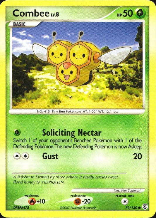 Combee 79/130 Common Diamond & Pearl Pokemon Near Mint