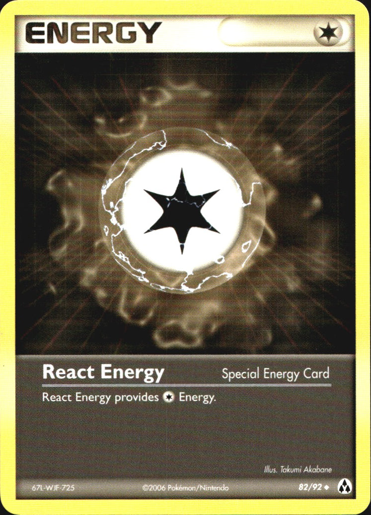 React Energy 82/92 Uncommon Legend Maker Pokemon Near Mint