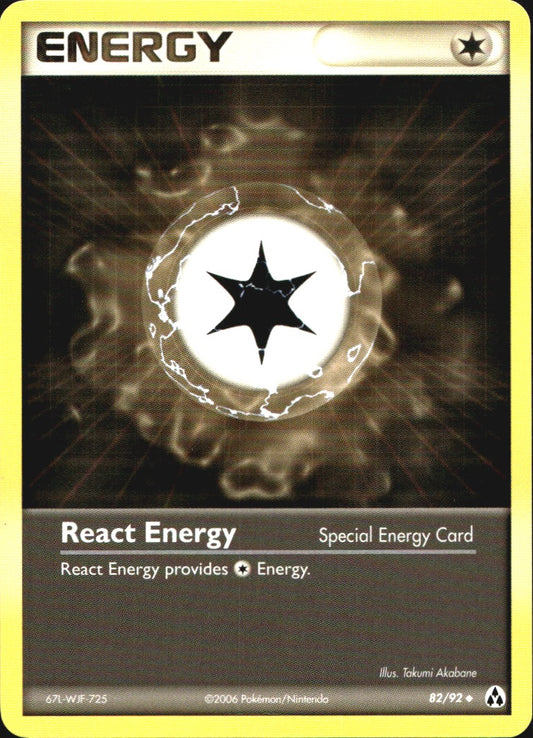 React Energy 82/92 Uncommon Legend Maker Pokemon Near Mint