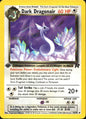 Dark Dragonair 33/82 Uncommon Team Rocket Pokemon 1st Edition Near Mint