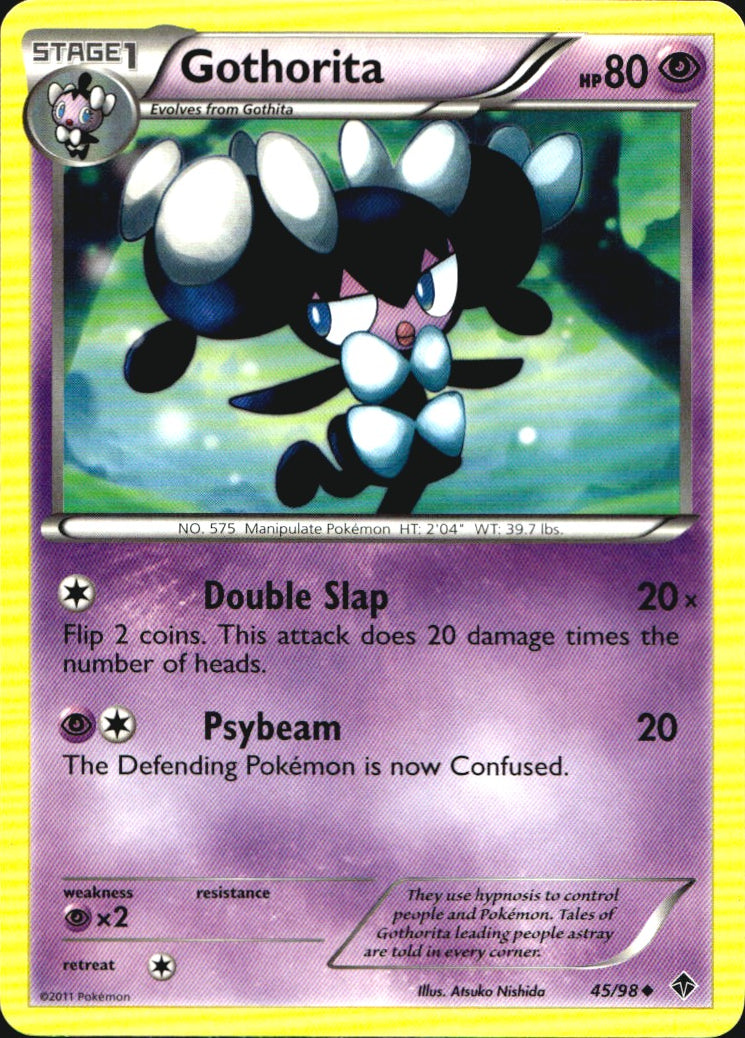 Gothorita 45/98 Uncommon Emerging Powers Pokemon Near Mint