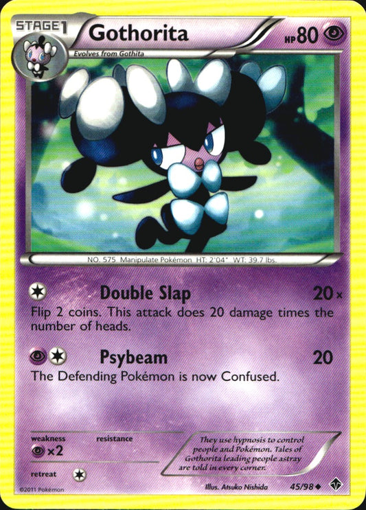 Gothorita 45/98 Uncommon Emerging Powers Pokemon Near Mint