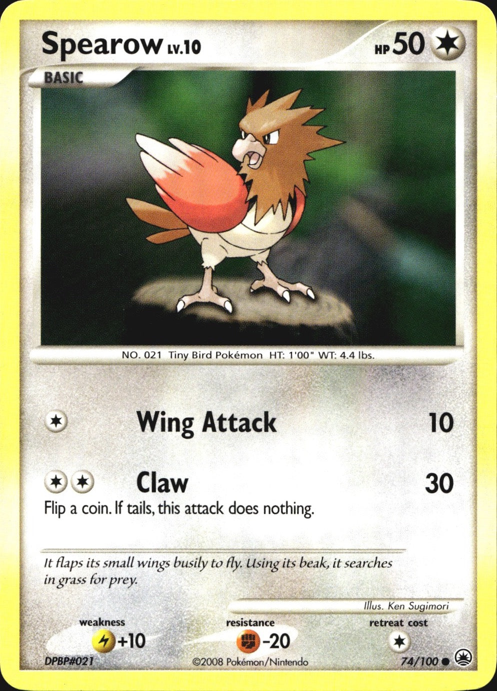 Spearow 74/100 Common Majestic Dawn Pokemon Near Mint